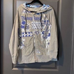 Disneyland 60th anniversary zip up hoodie. NWOT 1x